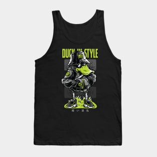 Gangster Duck Style Hip Hop Graffiti Rapper Tank Top